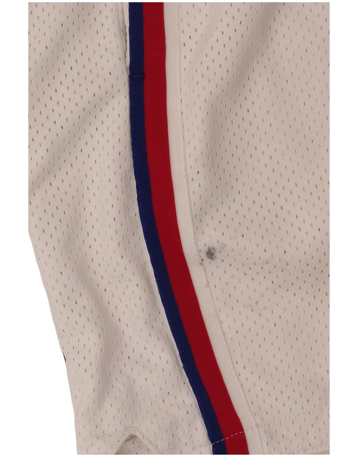 Мужские спортивные шорты Jordan с графическим рисунком, средний белый цвет, полиэстер с цветными блоками