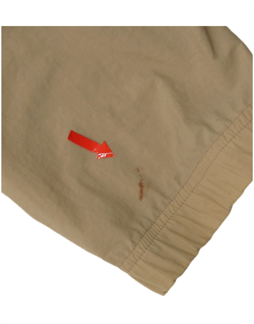 Мужская спортивная куртка Asics, большая бежевая полиэстер с цветными блоками