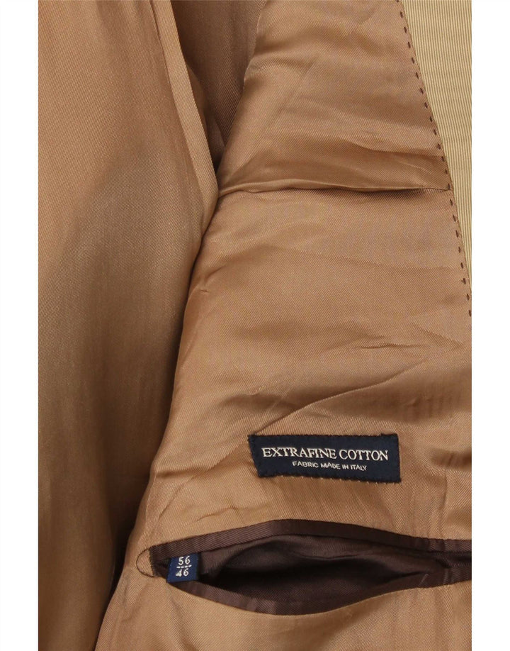 Мужской пиджак Massimo Dutti на 3 пуговицах EU 56 XL Бежевый