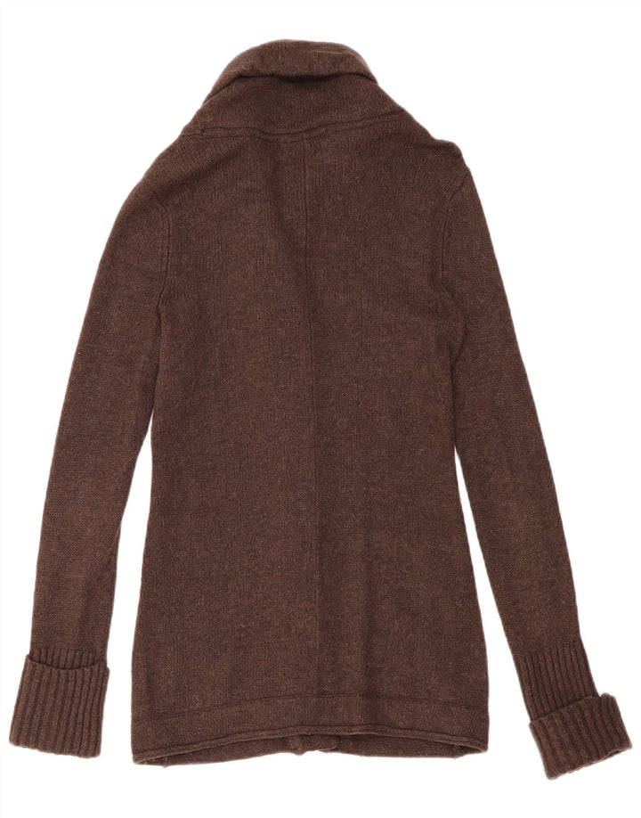 Женский кардиган Eddie Bauer, свитер UK 12, средний коричневый, ангора