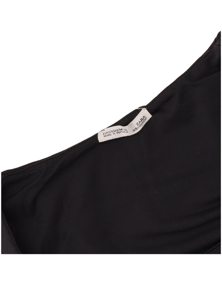 Женский жилет Zara UK 8, маленький черный