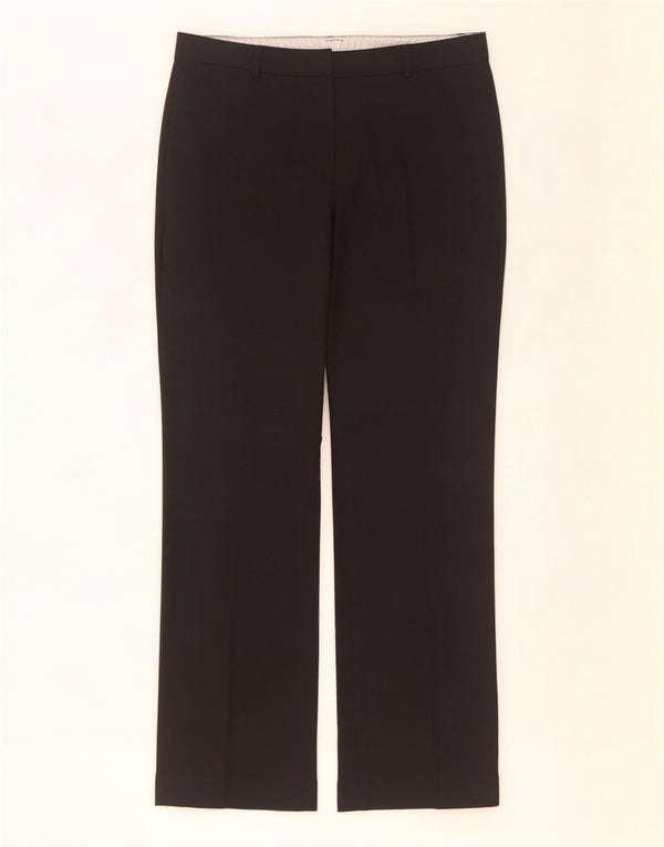 Женские брюки костюма Bootcut Marks & Spencer UK 10, маленькие W31 L30, черные