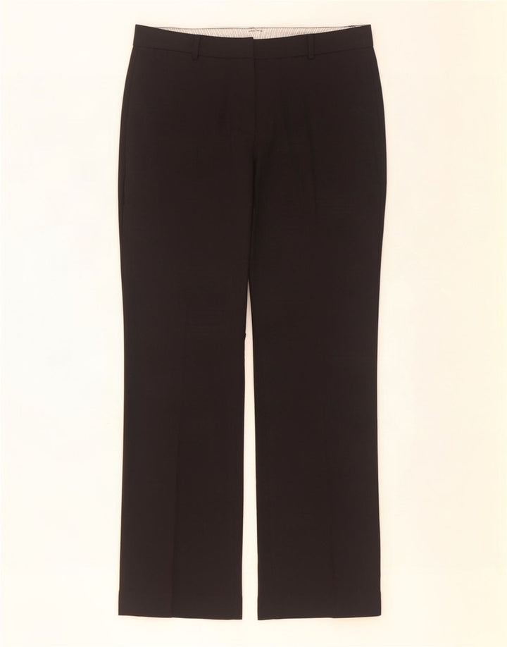 Женские брюки костюма Bootcut Marks & Spencer UK 10, маленькие W31 L30, черные