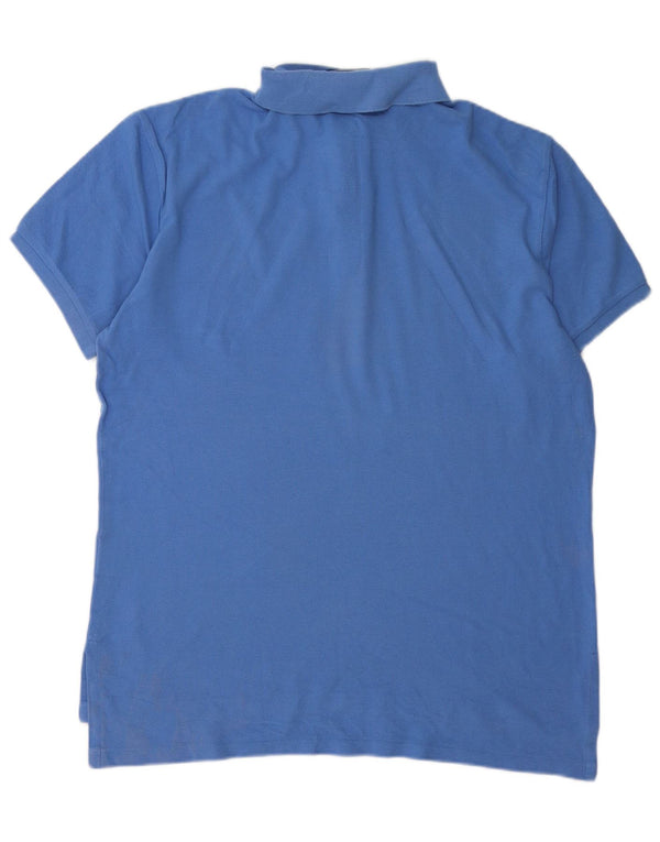 Мужская рубашка поло на заказ Polo Ralph Lauren, большой синий хлопок