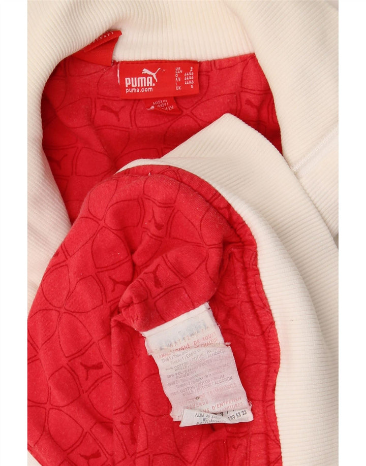 Мужской спортивный костюм Puma, маленькая белая хлопковая куртка