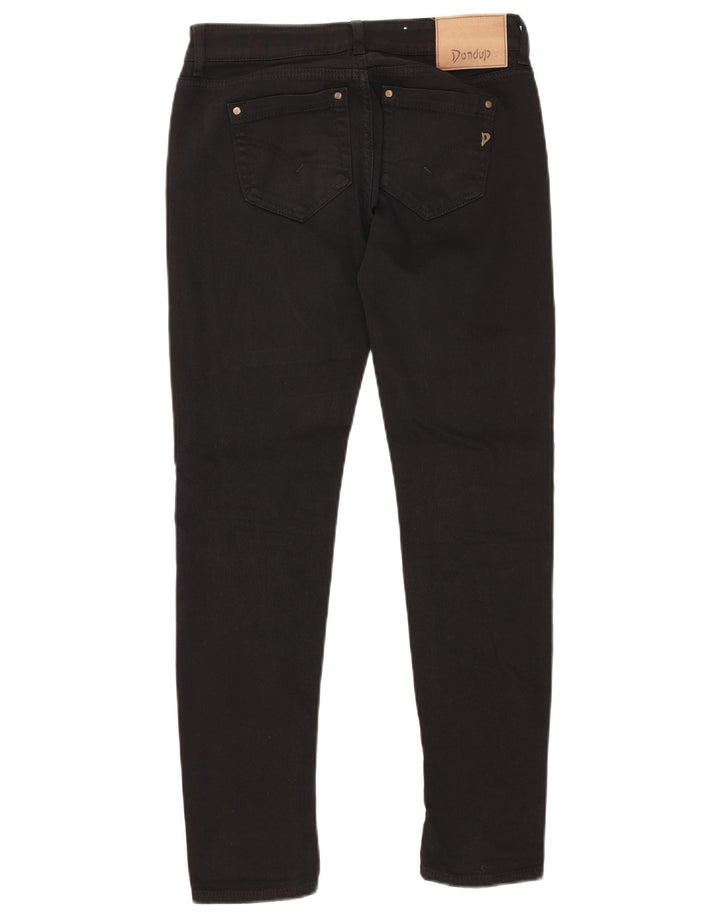 Женские узкие джинсы DONDUP W28 L30, черный хлопок