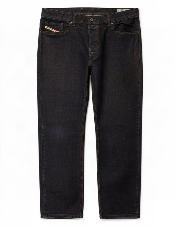 Мужские прямые джинсы Diesel Waykee Regular Fit W36 L30, темно-синий, хлопок