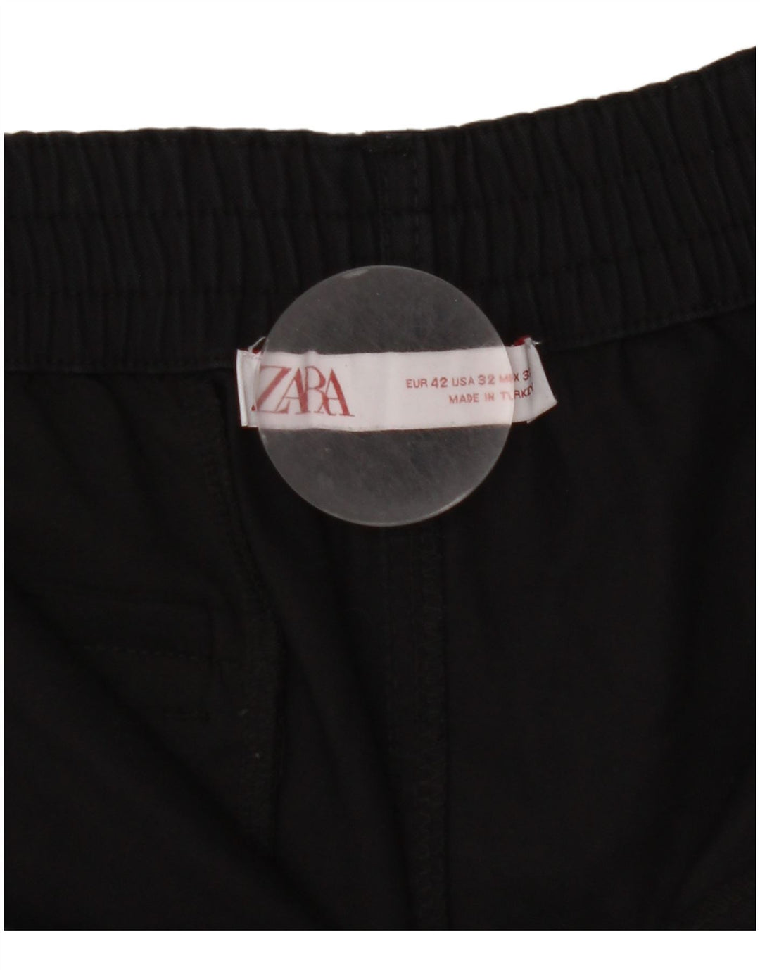 Мужские шорты-карго Zara EU 42, большие, W32, черные, хлопковые