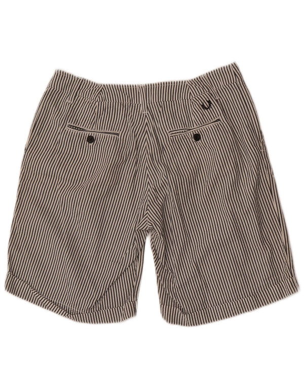 Женские шорты чинос Fred Perry, размер США 4, маленький размер W30, хлопок в черную полоску