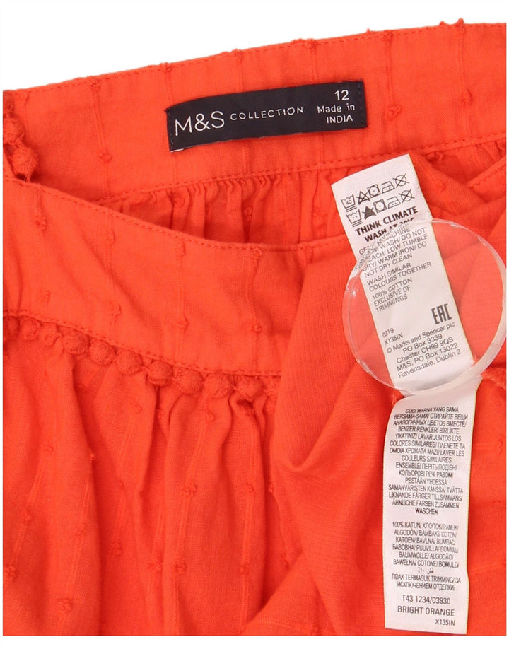 Женская блузка без рукавов Marks & Spencer UK 12 Medium Orange Spotted