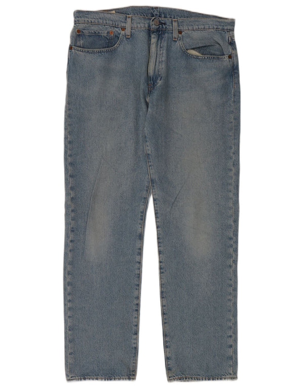 Мужские зауженные джинсы LEVI'S 502 W34 L32 Синие, хлопок