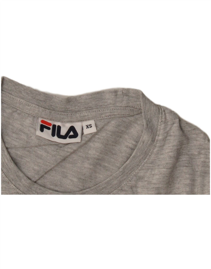 Fila Мужская футболка с рисунком Top XS Серая в крапинку