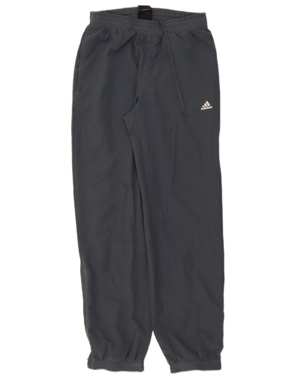 Adidas Mens Tracksuit Trousers Joggers Small Grey Polyester