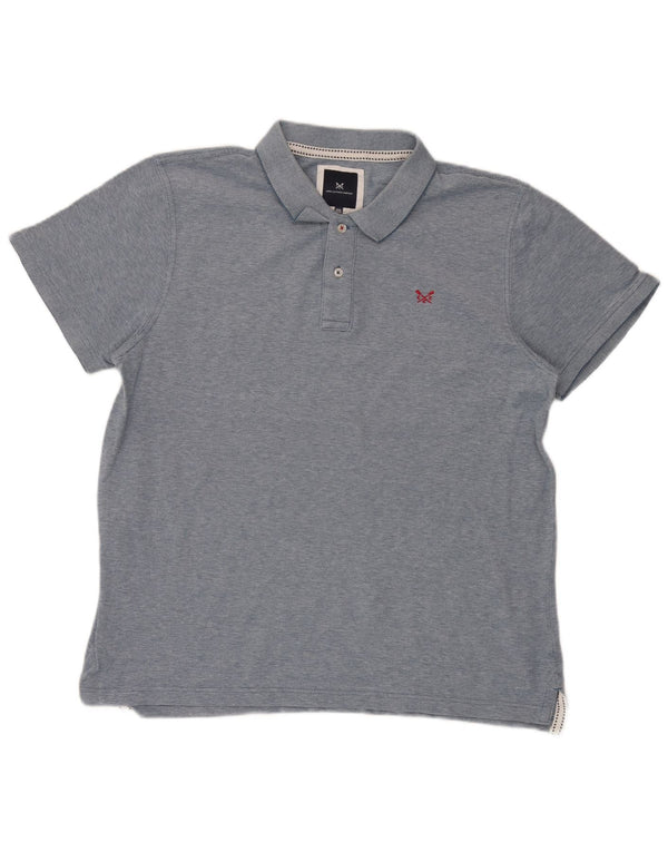 Мужская рубашка-поло Crew Clothing 3XL, синяя, хлопок