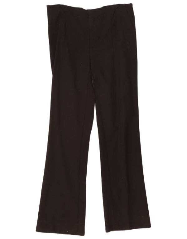 Женские повседневные брюки Zara Bootcut Medium W30 L30, черные хлопковые