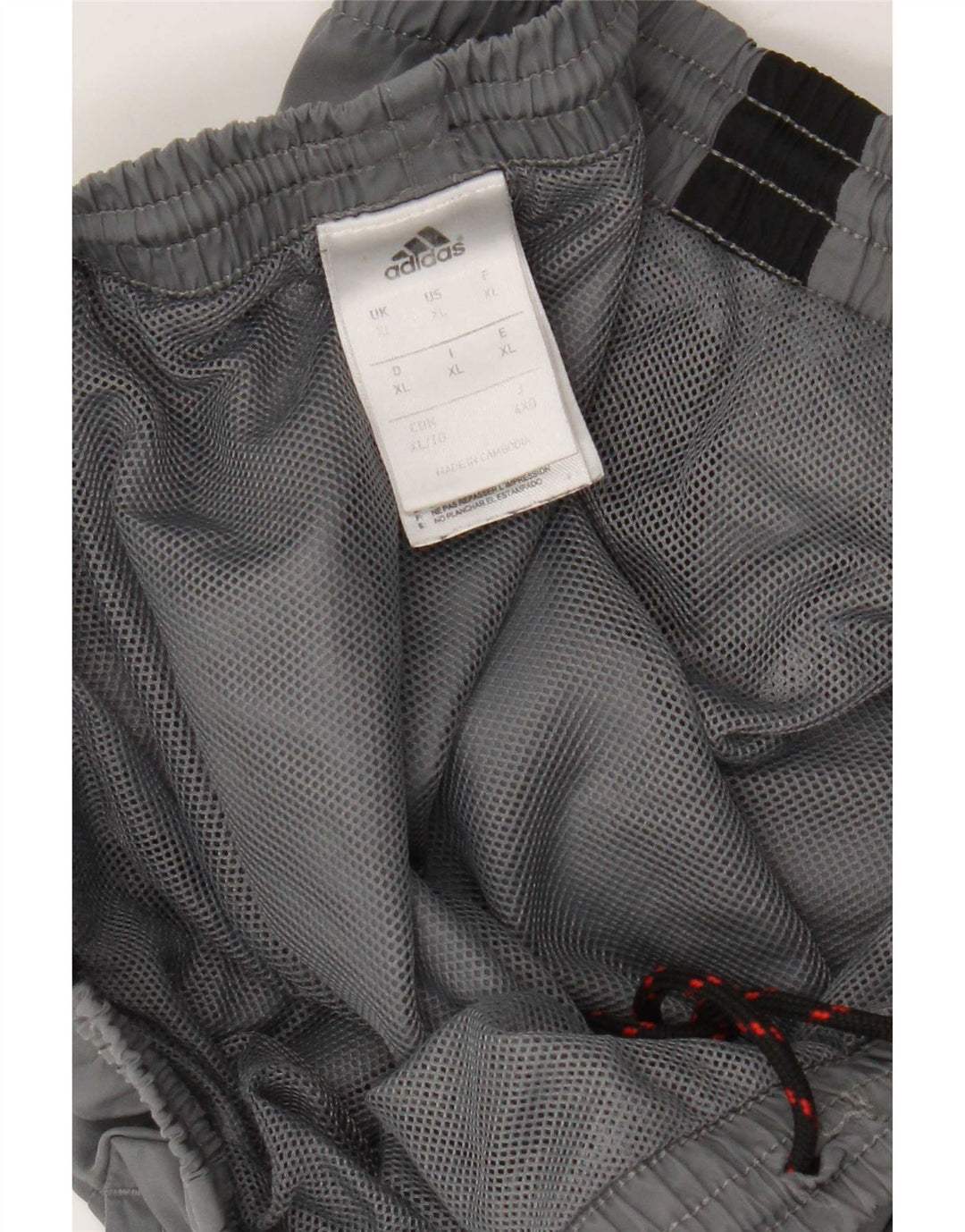 Мужские спортивные брюки Adidas Joggers XL, серые, полиэстер с цветными блоками