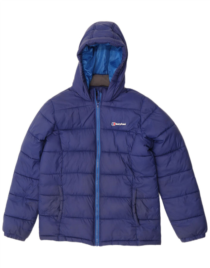 Berghaus Boys Утепленная куртка с капюшоном 14-15 лет Синий Полиамид