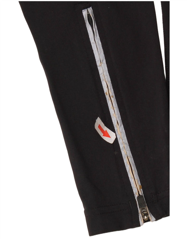 Женские спортивные брюки ADIDAS Climalite UK 10, маленькие, черные, полиамид