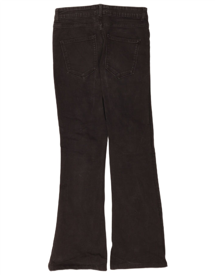 Женские расклешенные джинсы Zara EU 40 Medium W30 L30, черный хлопок