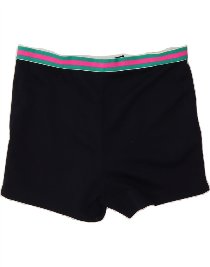 FILA Womens Chino Shorts UK 16 Large W38  Navy Blue Polyester Vintage Fila and Second-Hand Fila from Messina Hembry 