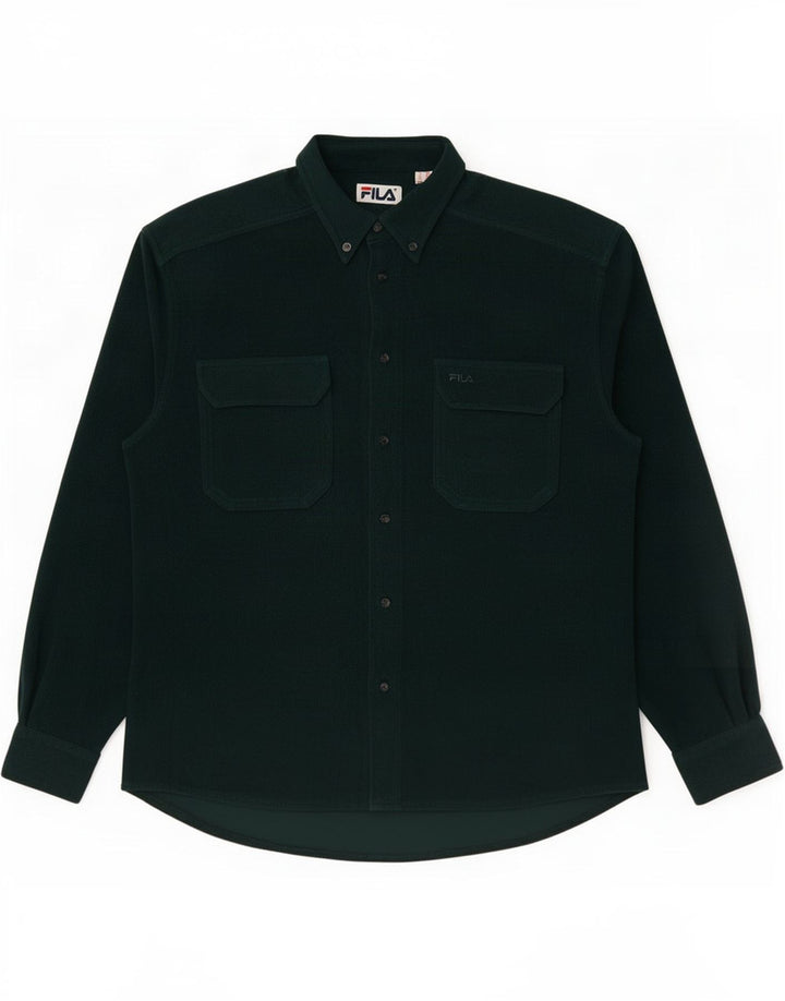 Рубашка мужская флисовая Fila IT 50 Medium Green
