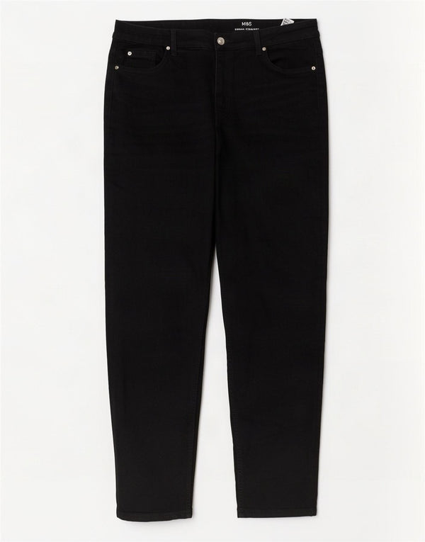 Женские повседневные брюки Marks & Spencer Sienna UK 18 XL W36 L29 черные