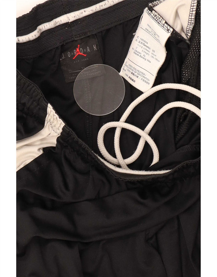 Мужские спортивные шорты Jordan XL, черные, полиэстер с цветными блоками