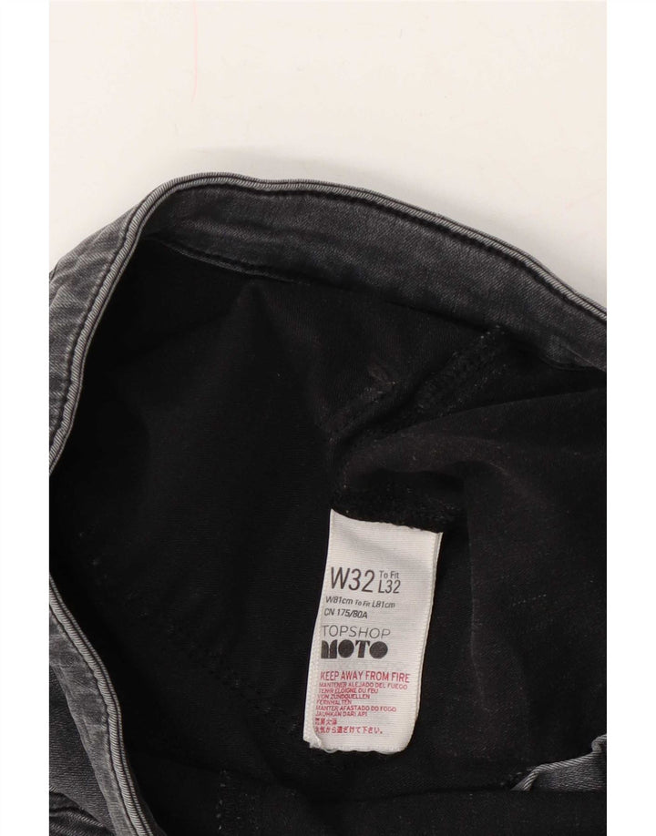 Topshop Женские укороченные джинсы W32 L25 Серые хлопковые