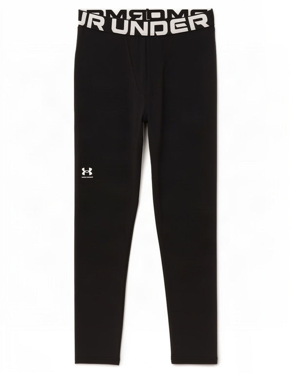 Леггинсы с рисунком Cold Gear для мальчиков Under Armour, 13–14 лет, XL, черный полиэстер