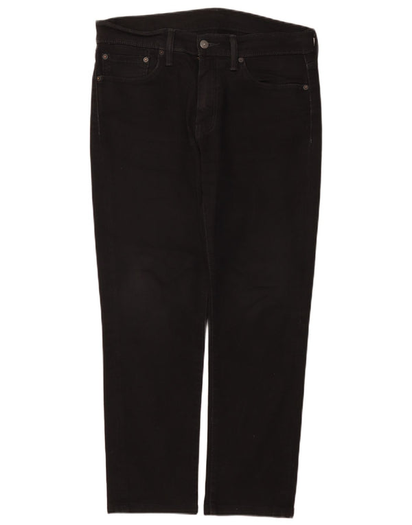 Мужские узкие джинсы Levi's W33 L28, черный хлопок