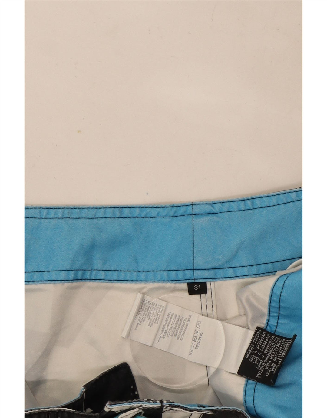 Мужские шорты для плавания Quiksilver с рисунком, средний черный, полиэстер