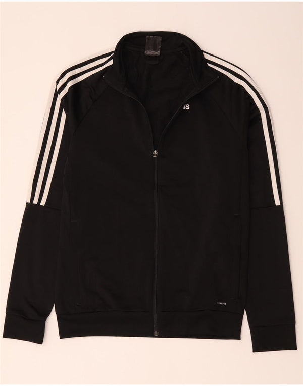 Мужская спортивная куртка Adidas Climalite XS, черный полиэстер