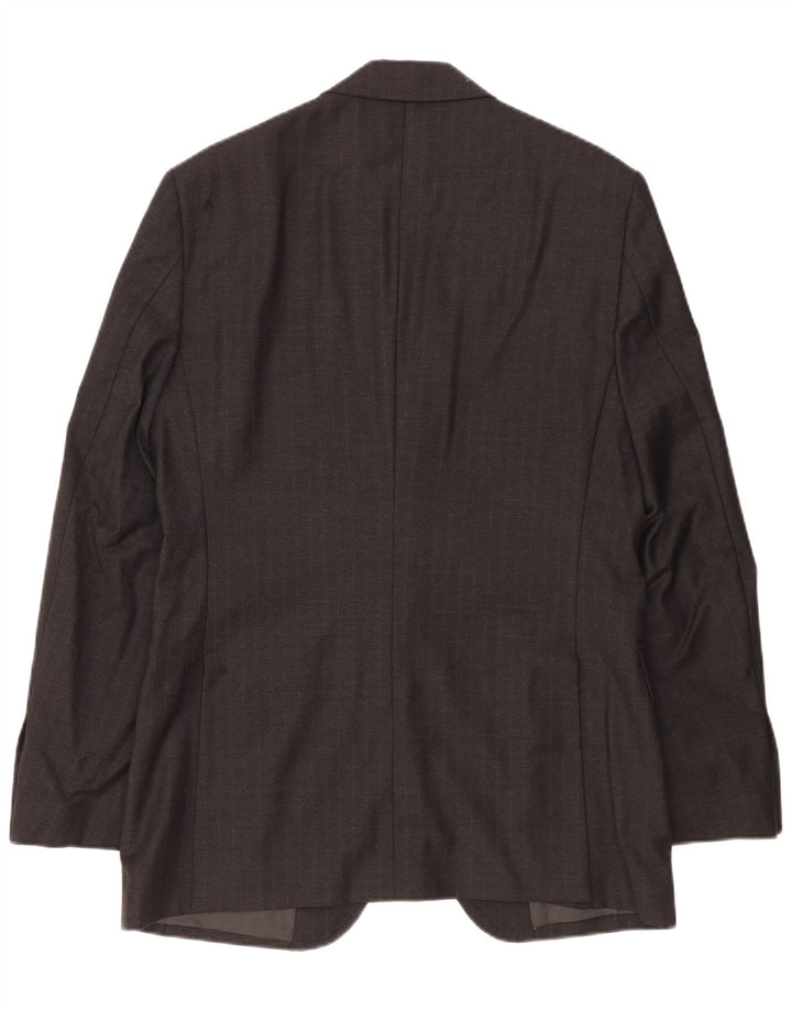 Мужской пиджак на двух пуговицах DOLCE & GABBANA UK 38, средний серый в клетку