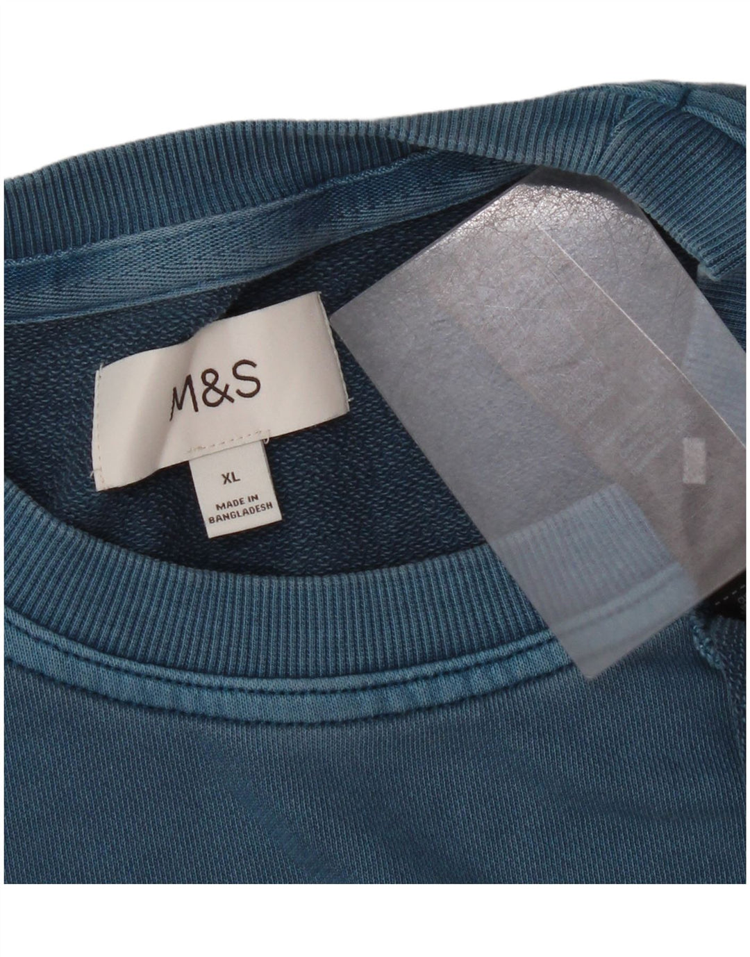 Мужской свитер Marks & Spencer XL, синий хлопок