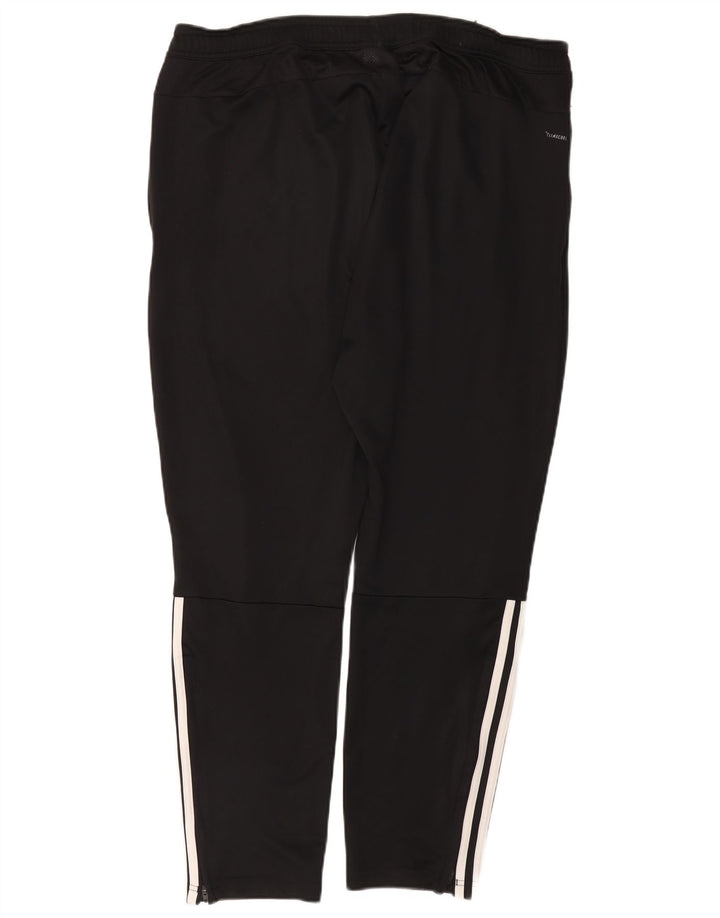 Мужские спортивные брюки Adidas 2XL черные спортивные из полиэстера