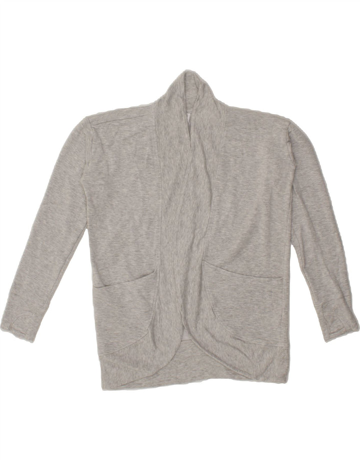 ATHLETA Girls Cardigan Sweater 11-12 Years Large Grey Modal Vintage Athleta and Second-Hand Athleta from Messina Hembry 