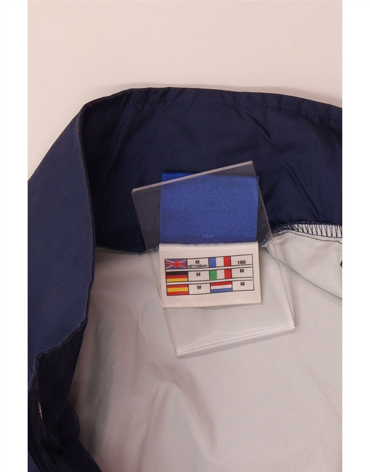 UMBRO Мужская дождевик свободного покроя с капюшоном UK 38 Средний Темно-Синий