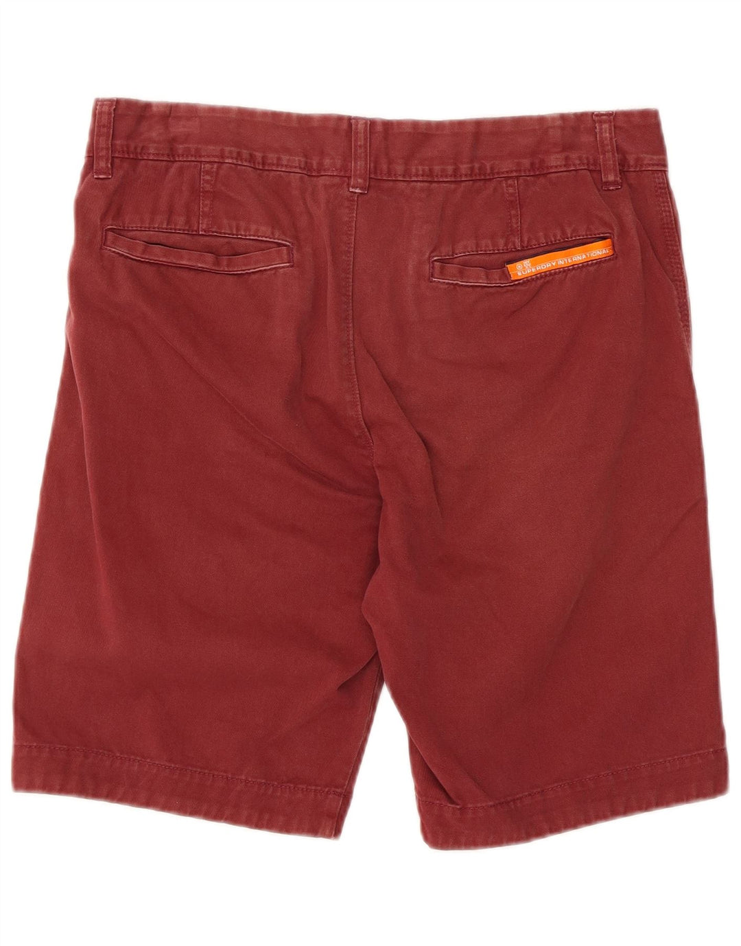 Мужские шорты-чиносы Superdry, маленькие W32, темно-бордовые, хлопок