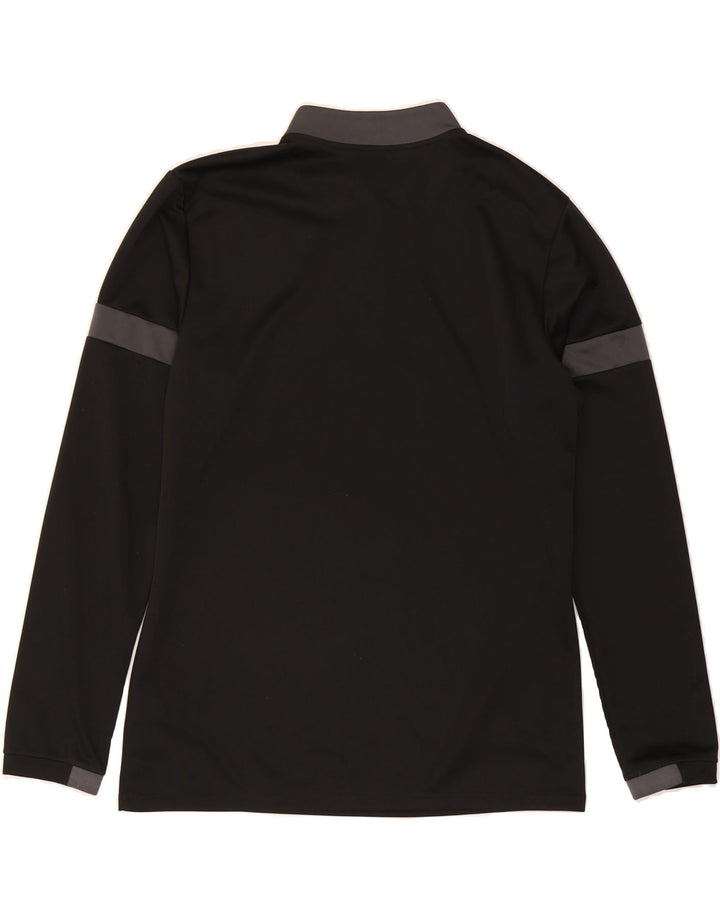 PUMA Mens Zip Neck Pullover Tracksuit Top XL Black Colourblock Polyester Vintage Puma and Second-Hand Puma from Messina Hembry 