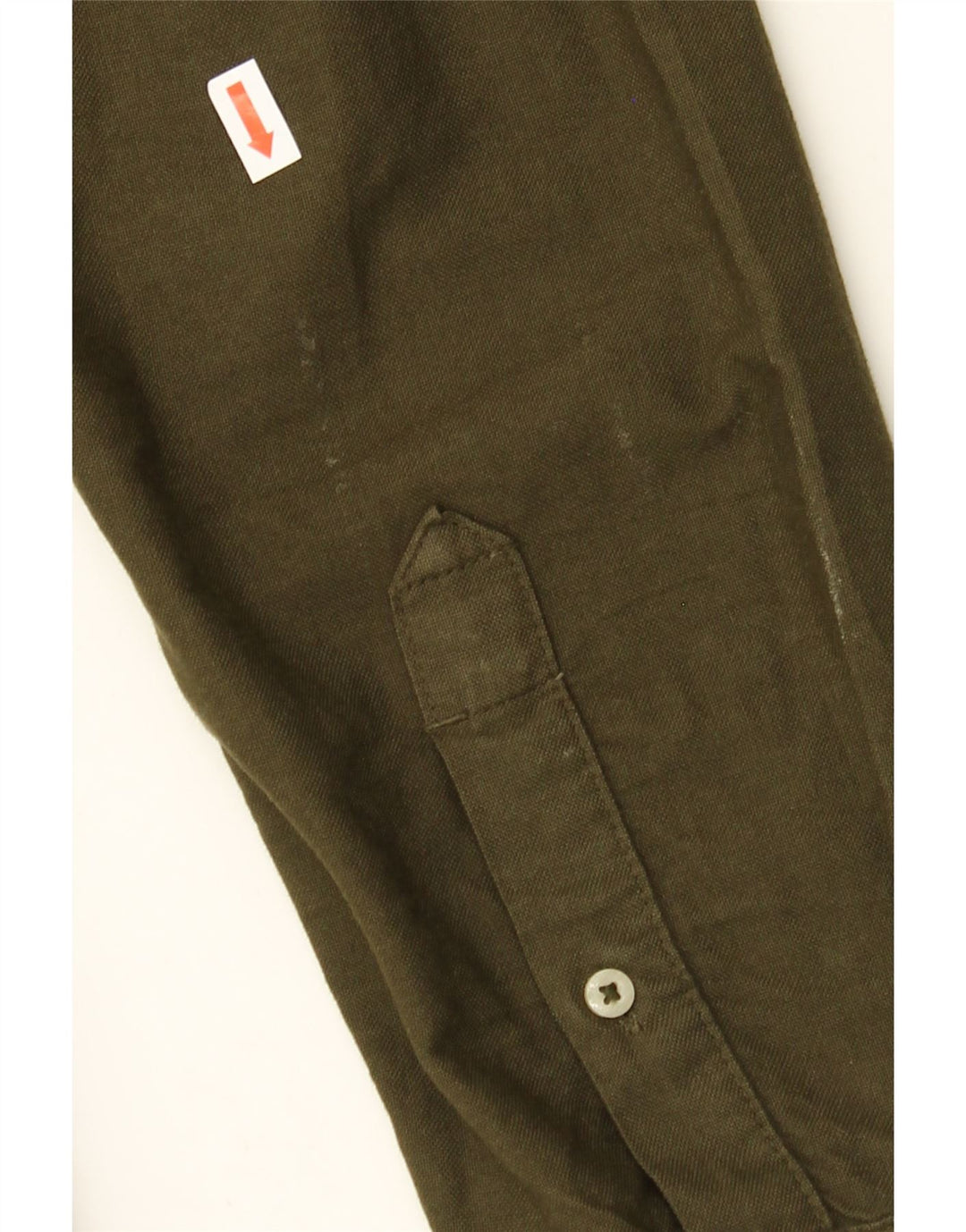 AMERICAN EAGLE OUTFITTERS Mens Classic Fit Shirt Medium Khaki Cotton Vintage American Eagle Outfitters and Second-Hand American Eagle Outfitters from Messina Hembry 