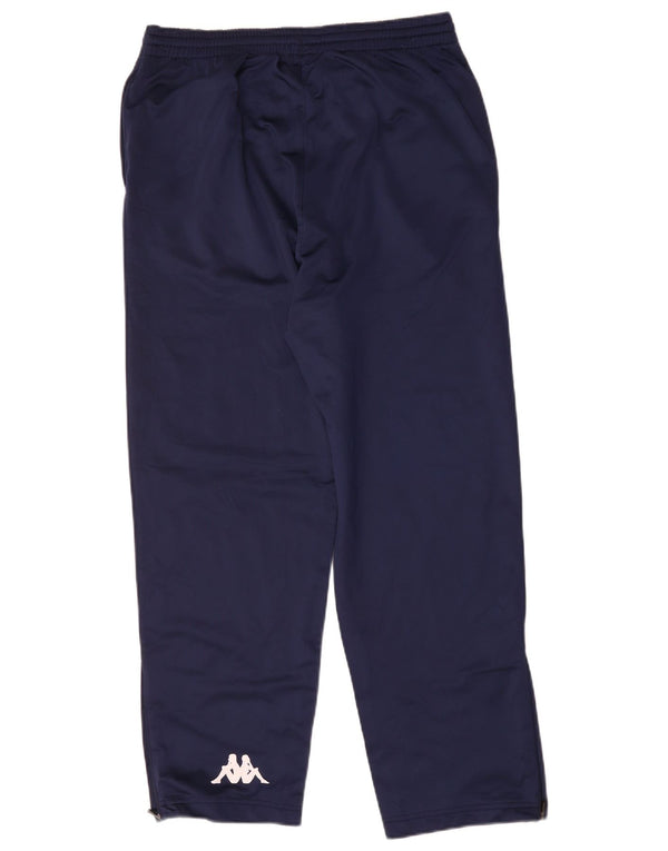 Kappa Mens Graphic Tracksuit Trousers Large Navy Blue