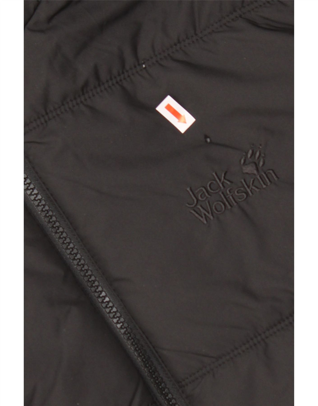 Мужская стеганая куртка с капюшоном JACK WOLFSKIN UK 40, средний черный полиэстер