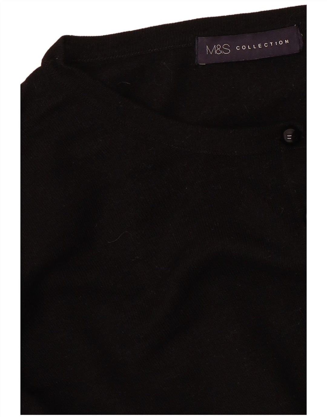 Женский укороченный кардиган MARKS & SPENCER UK 14, средний черный