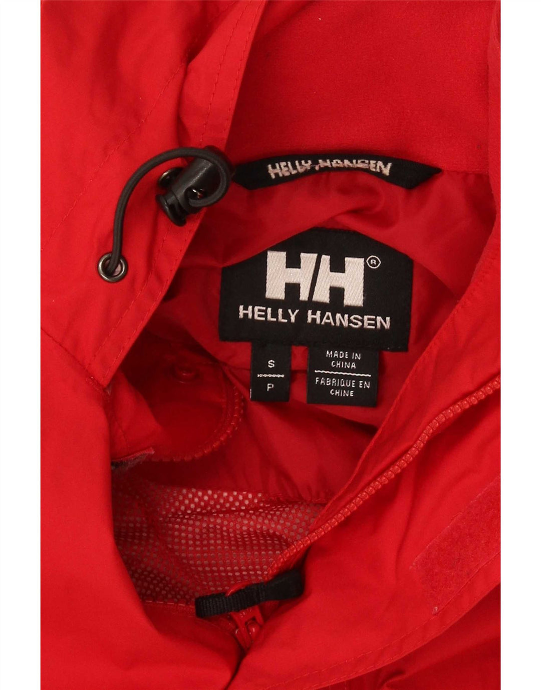 Мужская дождевик с капюшоном Helly Hansen UK 36 маленький красный
