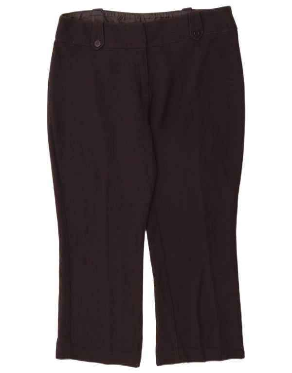 Женские прямые повседневные брюки Marks & Spencer UK 18 XL W38 L27 черные