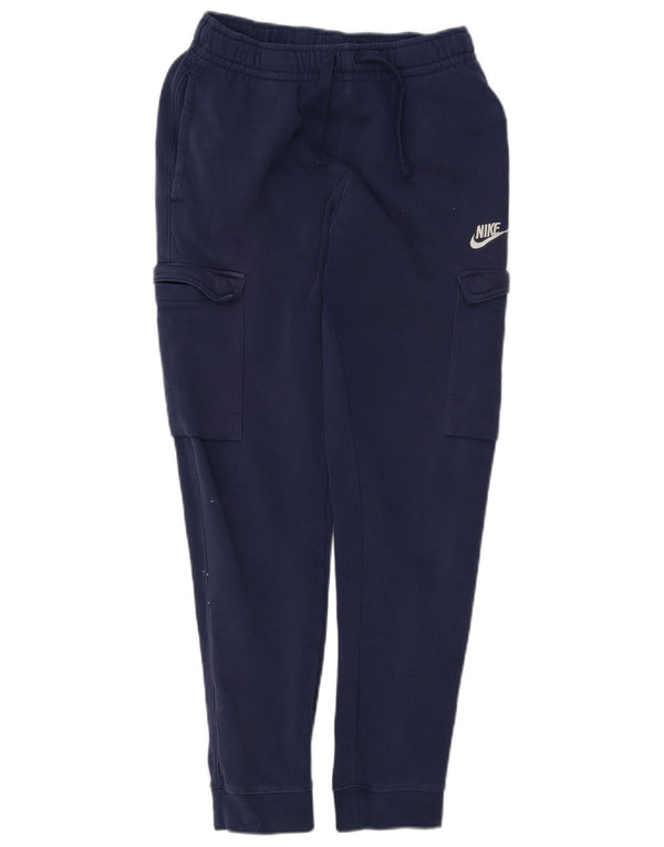 Спортивные брюки стандартной посадки Nike для мальчиков, джоггеры, 12–13 лет, большие темно-синие, бл.