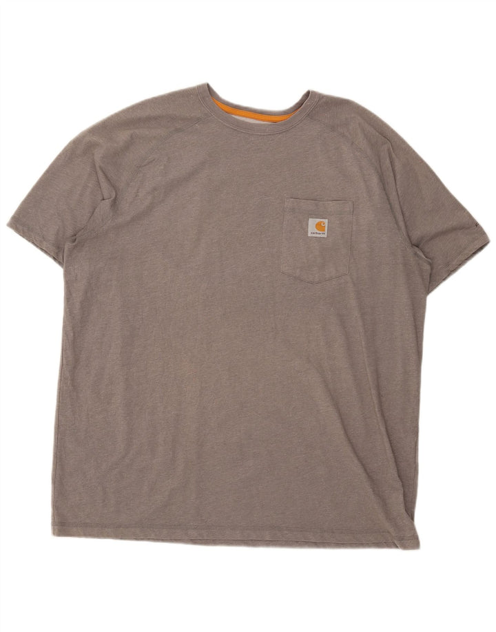 Мужская футболка свободного кроя Carhartt Top XL из серого полиэстера