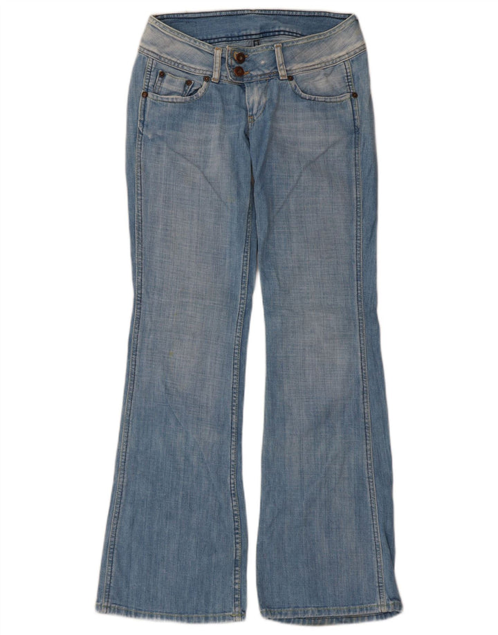 PEPE Jeans Женские расклешенные джинсы W26 L30 Синий хлопок