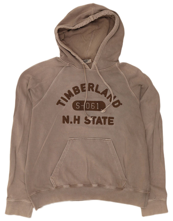 Мужской джемпер с капюшоном Timberland XL, коричневый, хлопок