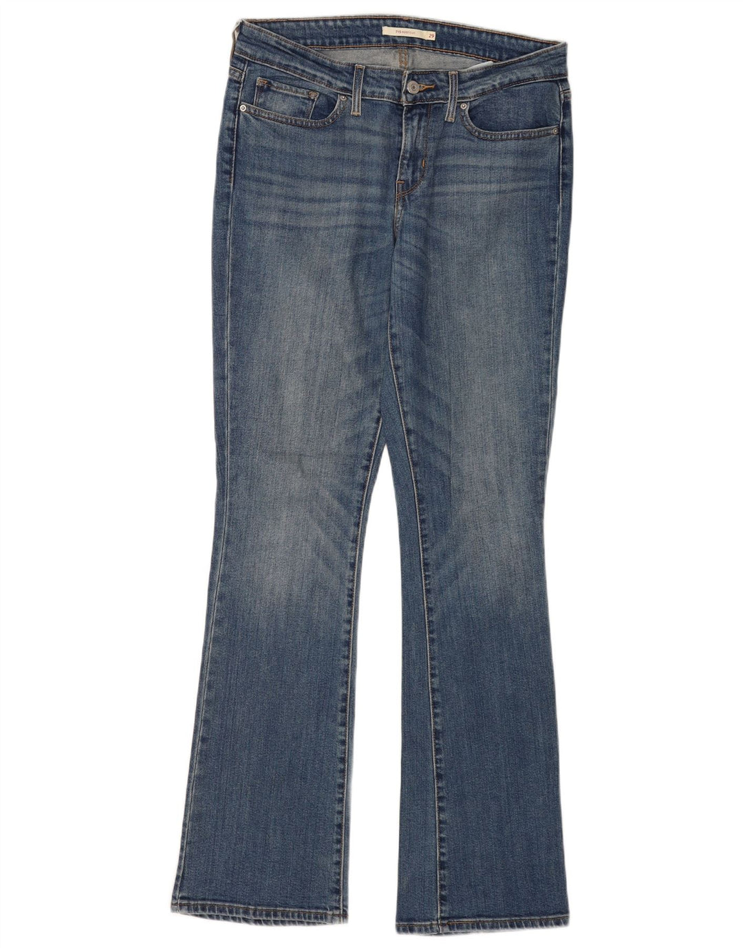 Женские джинсы Levi's 715 Bootcut W29 L32 синие, хлопок